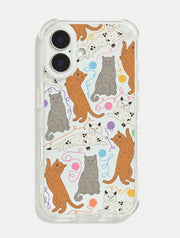 Katie Foylan x Skinnydip Cats Shock iPhone Case