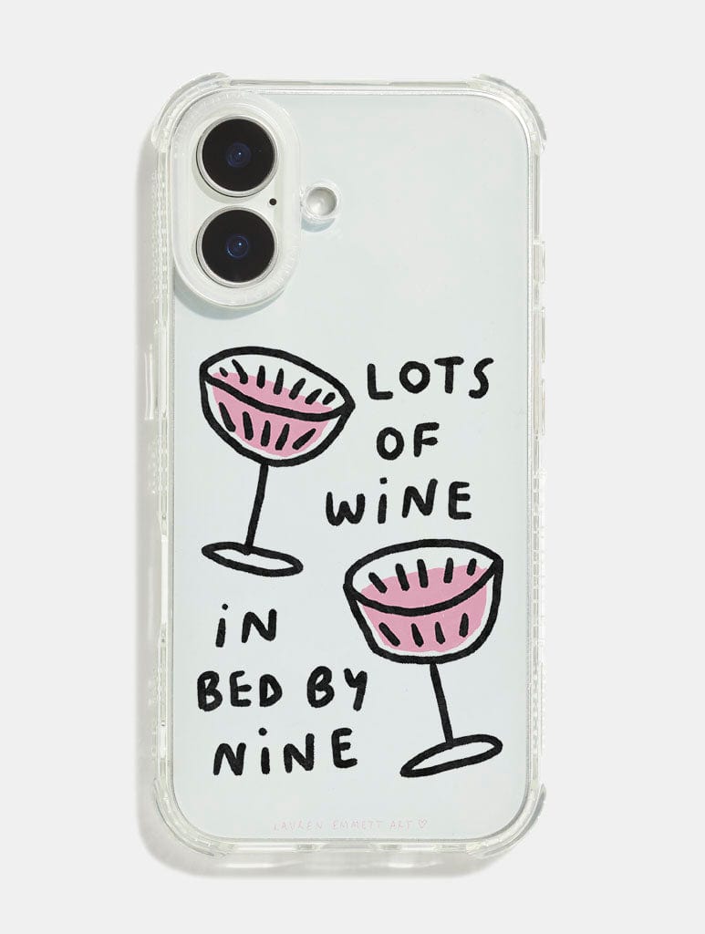 Lauren Emmett x Skinnydip Lots Of Wine Shock iPhone Case - Image 1