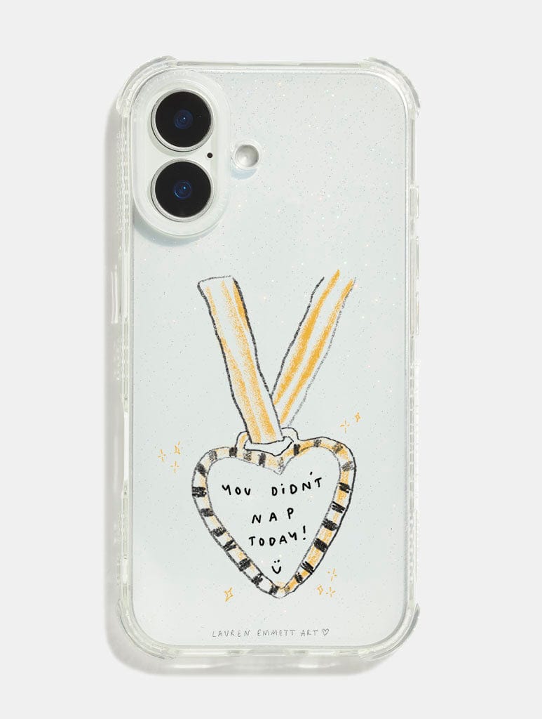Lauren Emmett x Skinnydip You Didn't Nap Today Shock iPhone Case - Image 1