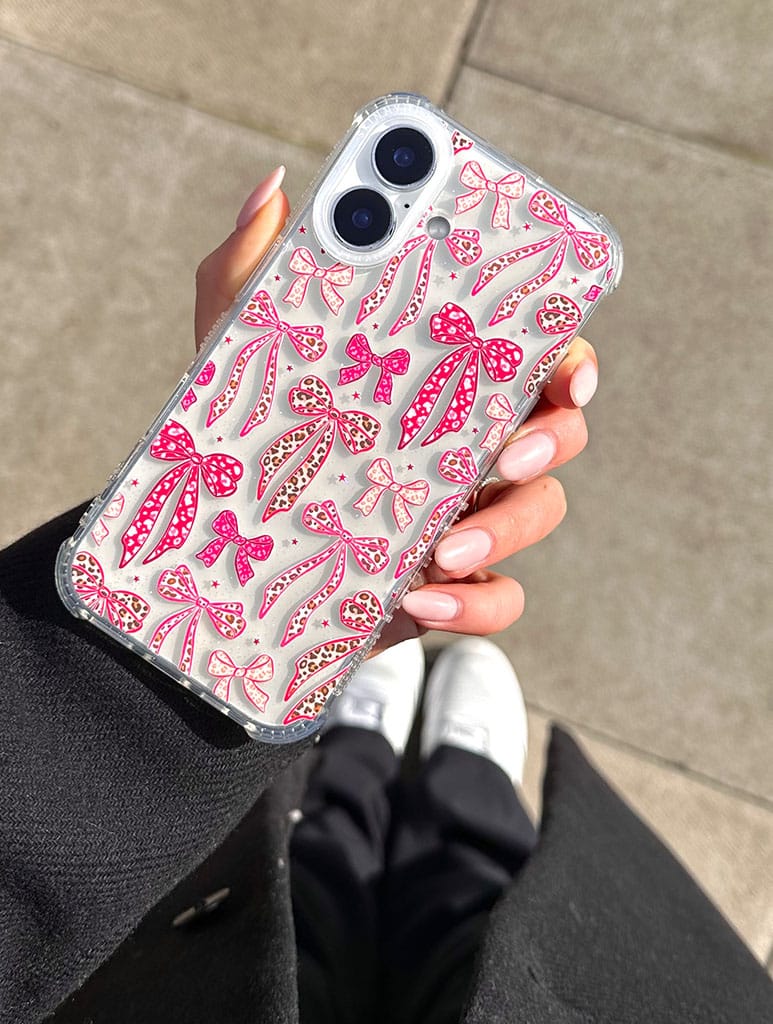 Leopard Bows Shock iPhone Case - Image 2