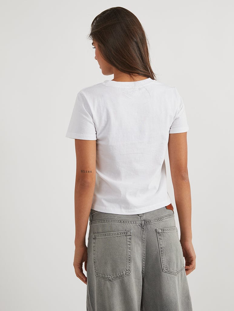Love Actually x Skinnydip Baby T-Shirt In White