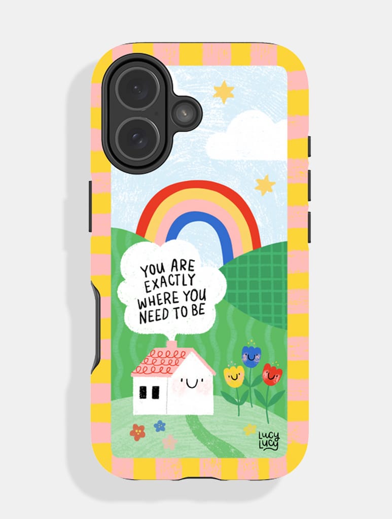 Lucy Lucy Designs x Skinnydip Exactly Where You Need To Be Ultra Protective iPhone Case - Image 1
