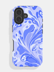 Marble Swirl Blue Ultra Protective iPhone Case