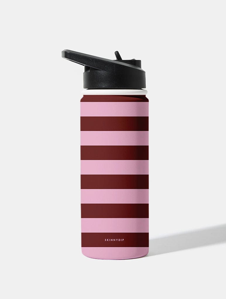 Maroon and Pink 18oz Stainless Steel Water bottle