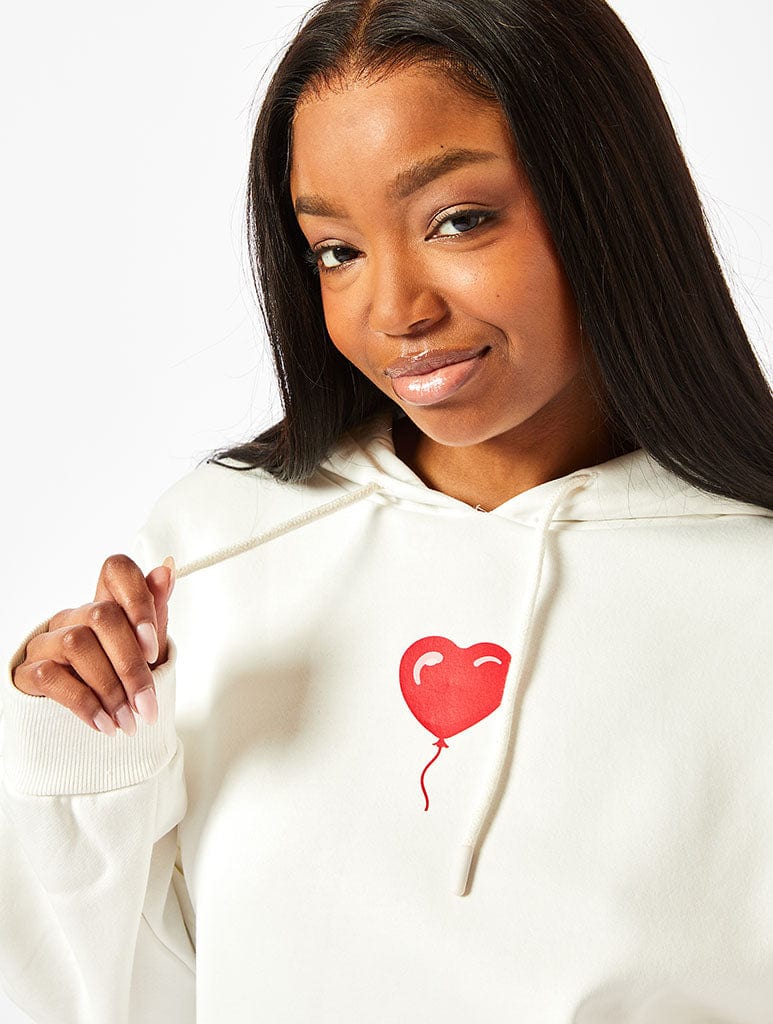 Matilda Hoodie in White - Image 1