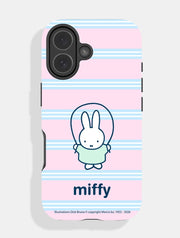 Miffy Skipping Stripe Ultra Protective iPhone Case
