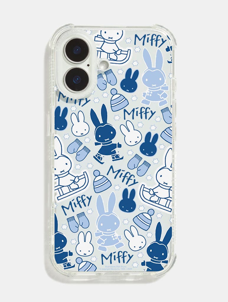 Miffy x Skinnydip Blue Ski Shock iPhone Case - Image 1