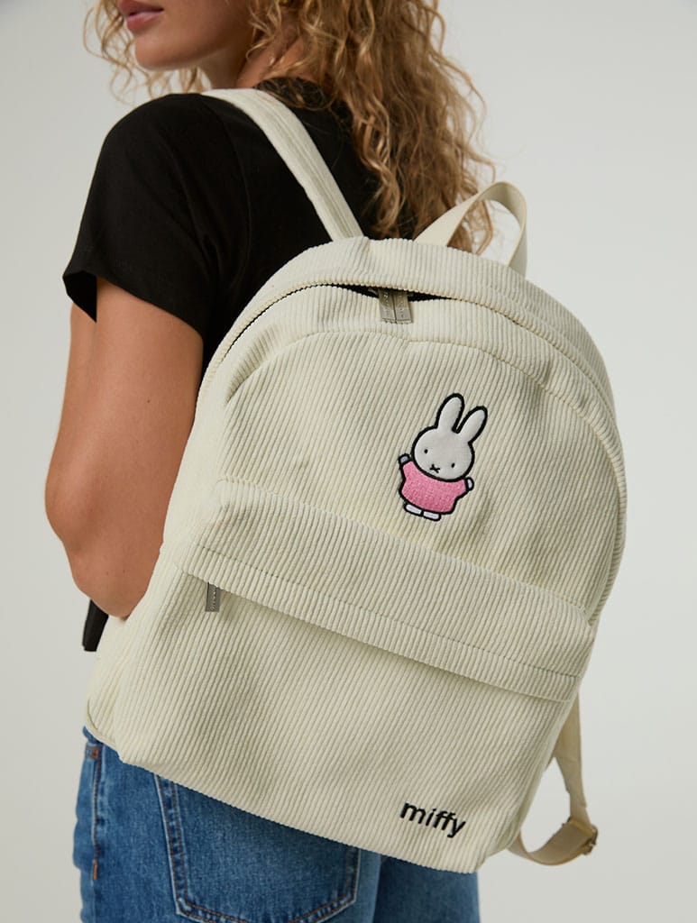 Miffy x Skinnydip Ecru Backpack - Image 1