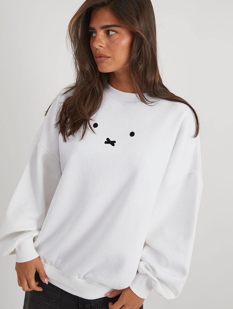 Miffy x Skinnydip Face Sweatshirt