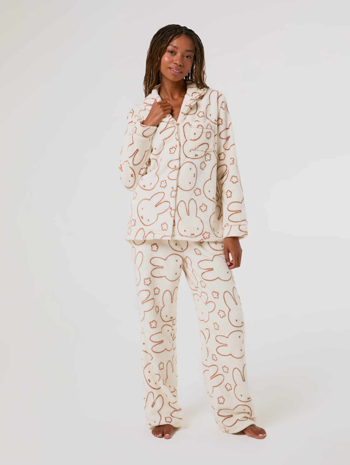 Miffy x Skinnydip Flower Fleece Pyjama Set - Image 3