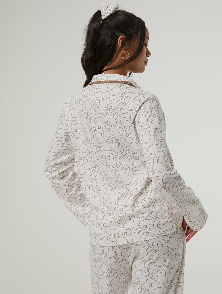 Miffy x Skinnydip Flower Pyjama Set with Scrunchie - Image 5