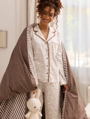 Miffy x Skinnydip Flower Pyjama Set with Scrunchie