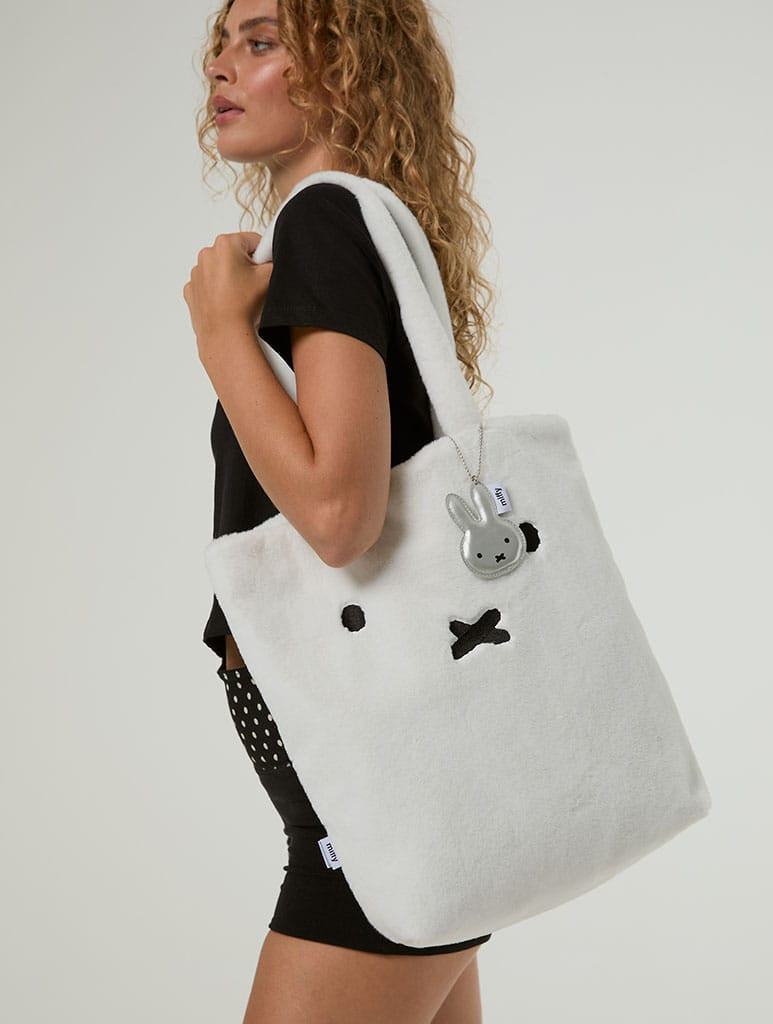Miffy x Skinnydip Fluffy Tote Bag and Charm - Image 1