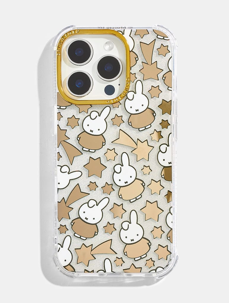 Miffy x Skinnydip Gold Celestial Case - Image 1