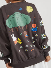 Miffy x Skinnydip Miffy Woodland Sweatshirt