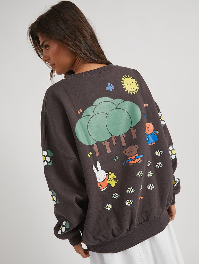 Miffy x Skinnydip Miffy Woodland Sweatshirt - Image 1
