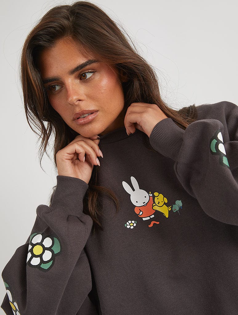 Miffy x Skinnydip Miffy Woodland Sweatshirt - Image 2