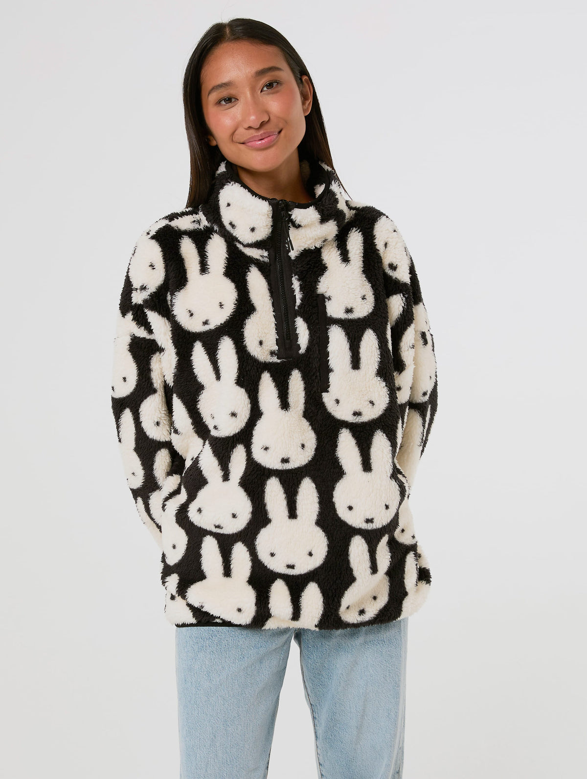 Miffy x Skinnydip Repeat Black Jacket - Image 6