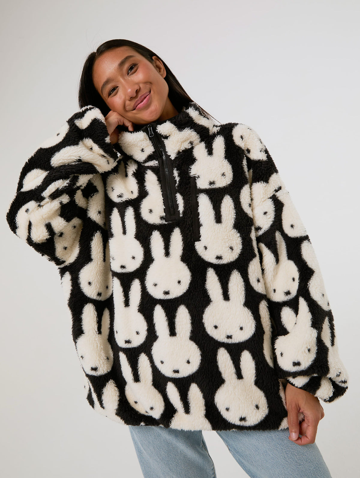 Miffy x Skinnydip Repeat Black Jacket - Image 4