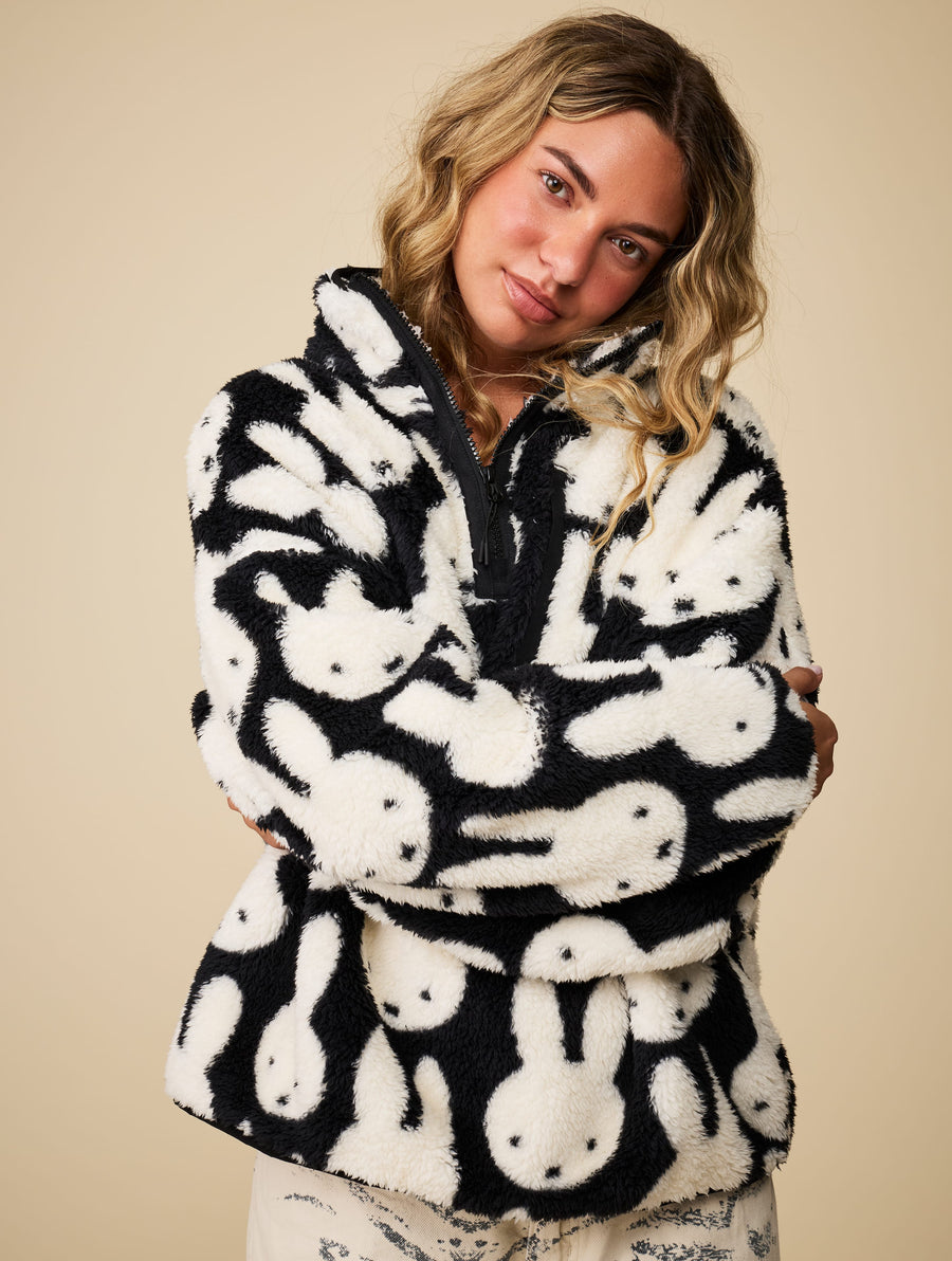 Miffy x Skinnydip Repeat Black Jacket - Image 1