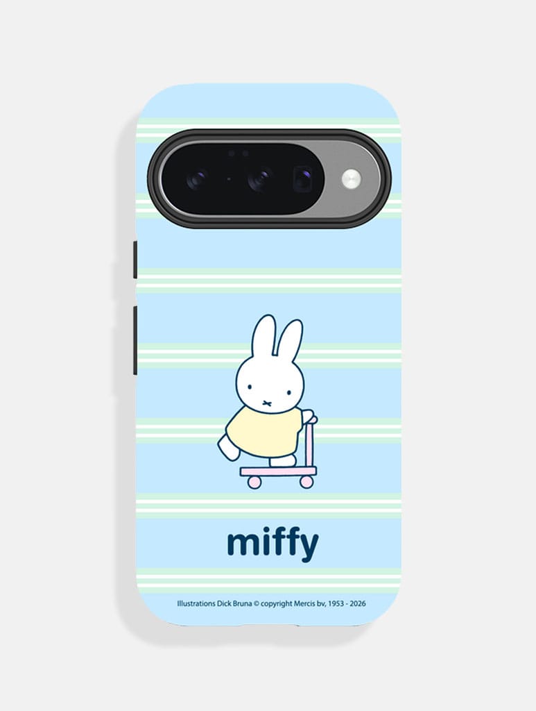 Miffy x Skinnydip Scooter Stripe Ultra Protective Google Pixel Case - Image 1