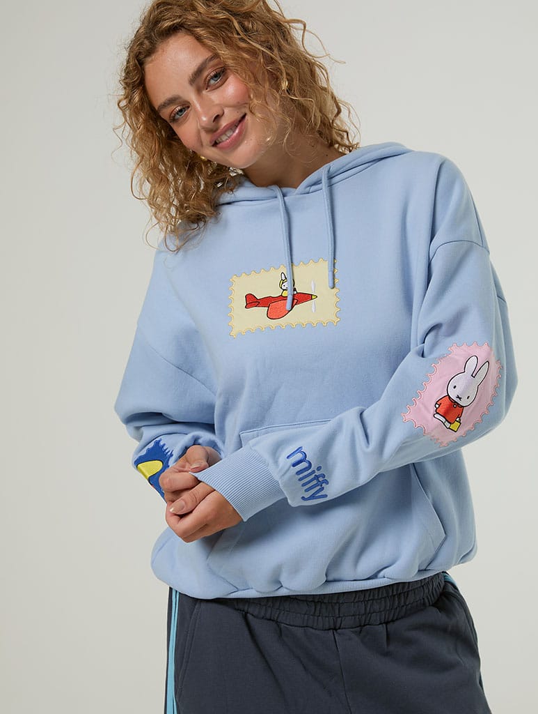 Miffy x Skinnydip Stamp Hoodie - Image 1