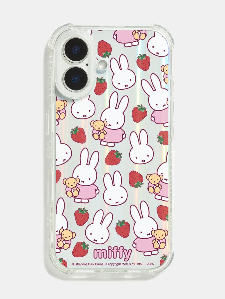 Miffy x Skinnydip Strawberry Shock iPhone Case - Image 1