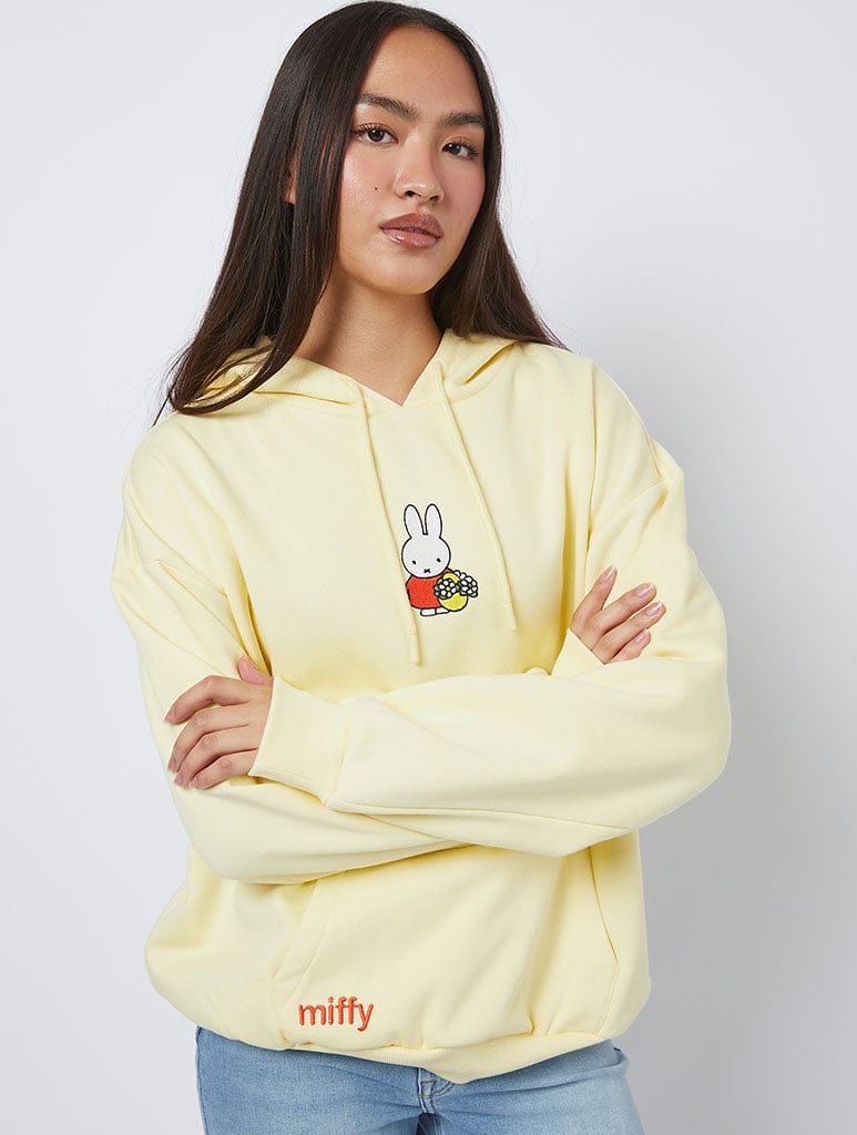 Miffy x Skinnydip Yellow Hoodie - Image 1