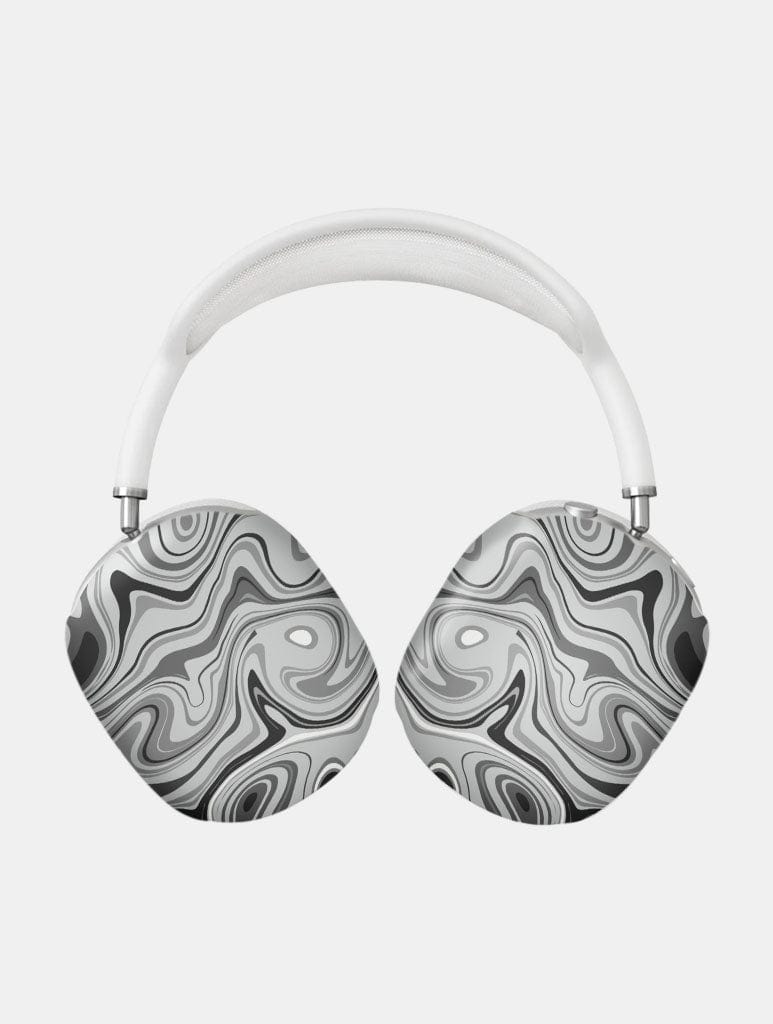 Monochrome Swirl AirPods Max Case in Matte - Image 1