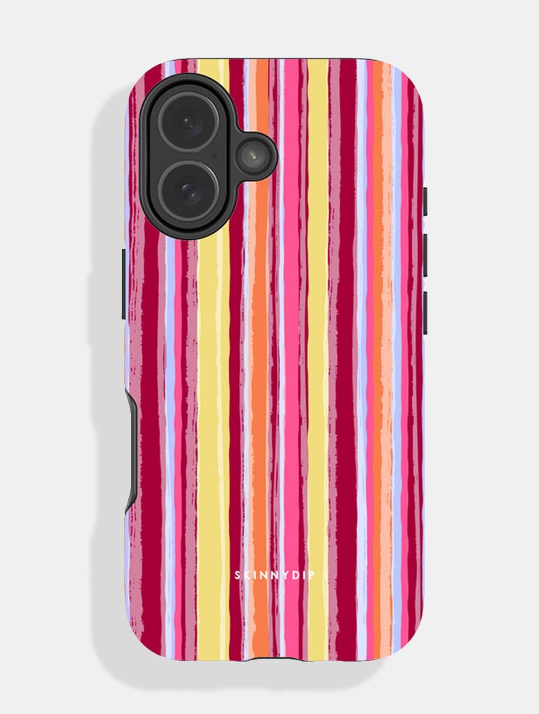 Multi Stripe Summer Brights Ultra Protective iPhone Case - Image 1
