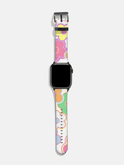 Multicolour Floral Apple Watch Strap
