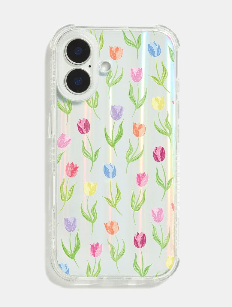 Multicolour Tulips Shock iPhone Case - Image 1