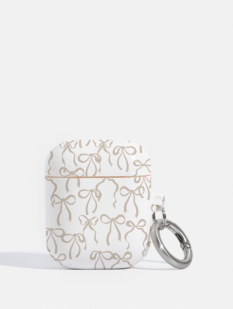 Neutral Bows AirPods Case - Image 1