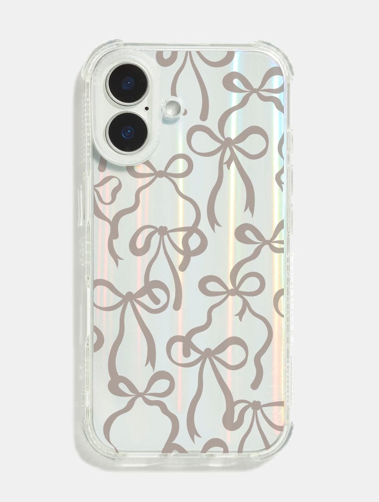 Neutral Bows Shock iPhone Case - Image 1