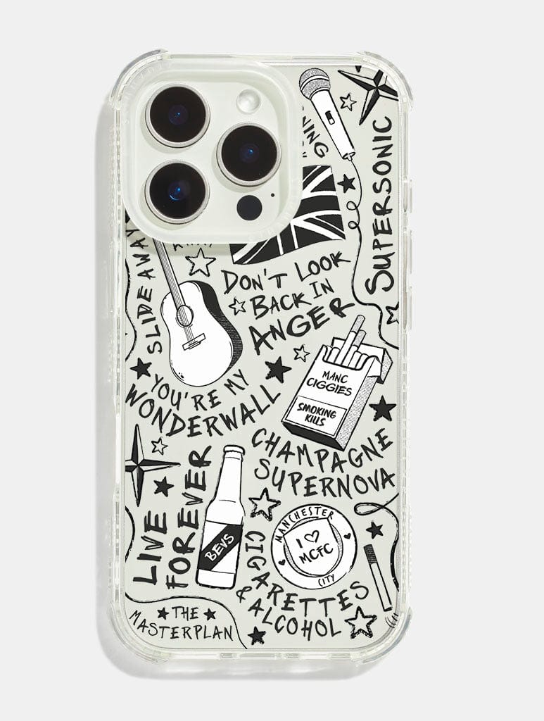 Oasis Doodle Shock iPhone Case