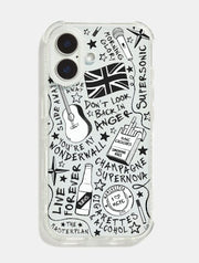 Oasis Doodle Shock iPhone Case