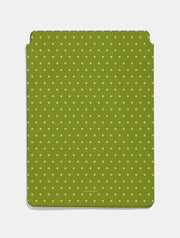 Olive Green Mini Dots Tablet Sleeve