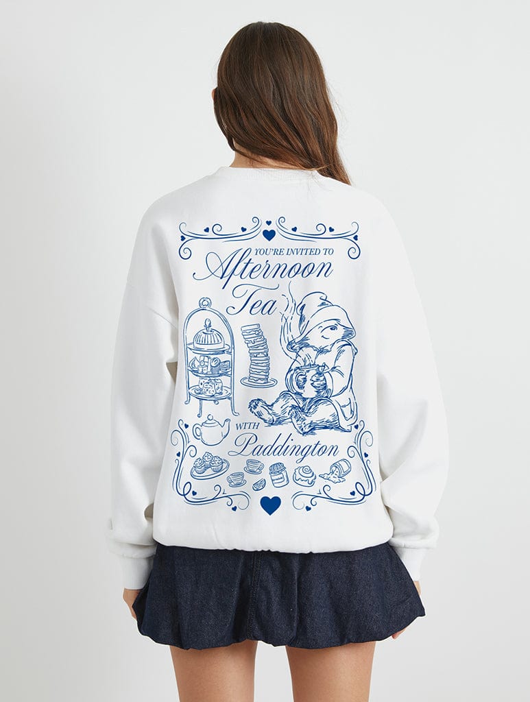 Paddington Afternoon Tea Sweatshirt in Ecru - Image 1