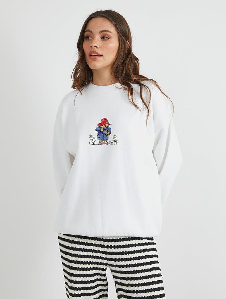 Paddington Poster Sweatshirt in Ecru - Image 2