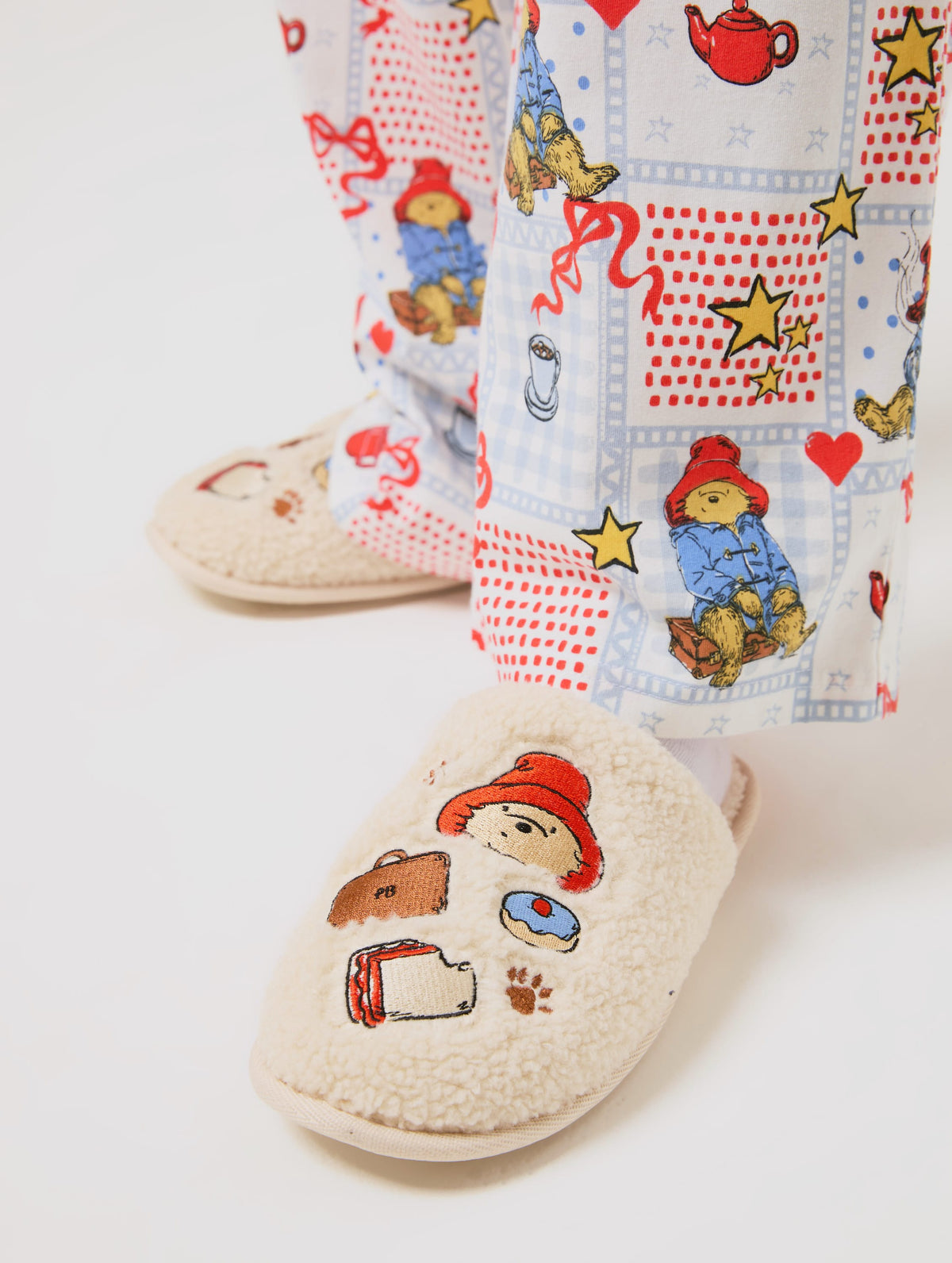 Paddington x Skinnydip Ecru Slippers - Image 1