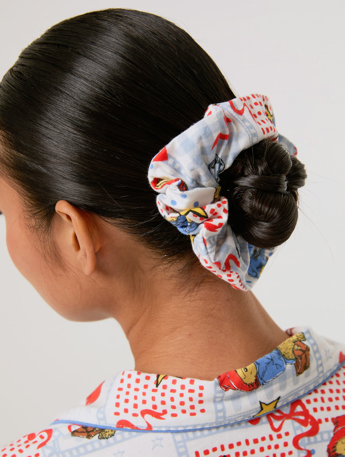Paddington x Skinnydip Patchwork Pyjama Set with Scrunchie - Image 7