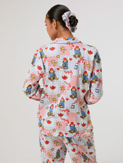 Paddington x Skinnydip Patchwork Pyjama Set with Scrunchie