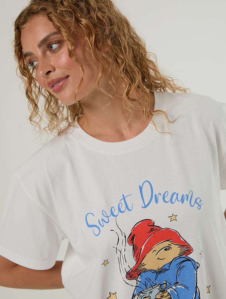 Paddington x Skinnydip T-Shirt and Trouser Pyjama Set with Eye Mask - Image 8