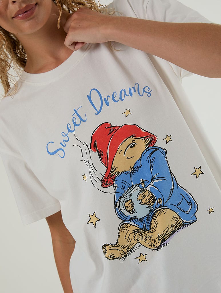Paddington x Skinnydip T-Shirt and Trouser Pyjama Set with Eye Mask - Image 4