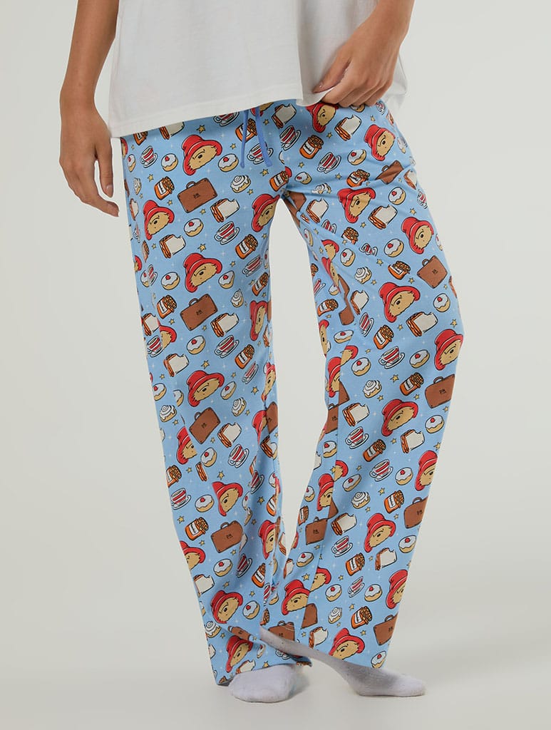 Paddington x Skinnydip T-Shirt and Trouser Pyjama Set with Eye Mask - Image 10