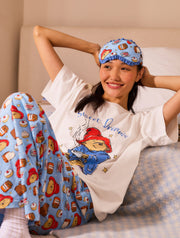 Paddington x Skinnydip T-Shirt and Trouser Pyjama Set with Eye Mask