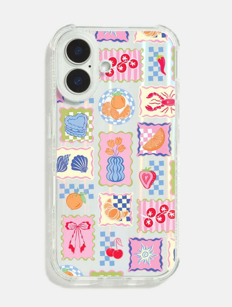 Patchwork Picnic Shock iPhone Case - Image 1