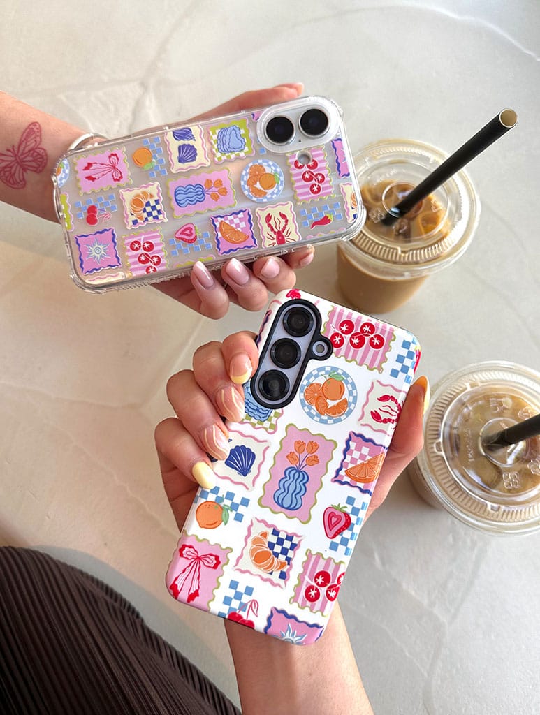 Patchwork Picnic Shock iPhone Case - Image 3