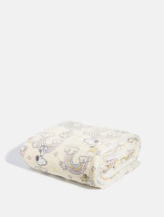 Peanuts x Skinnydip Snoopy and Woodstock Blanket