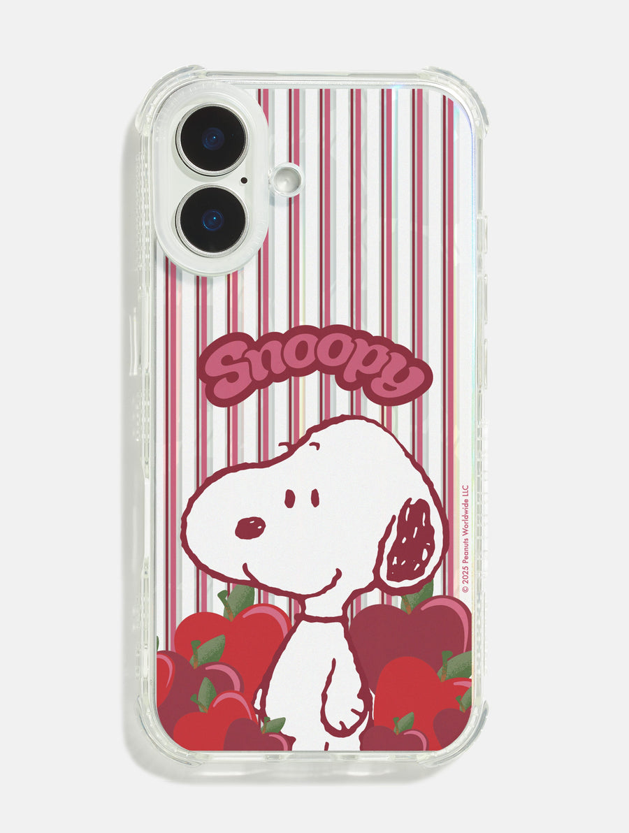 Peanuts x Skinnydip Snoopy Apple Shock iPhone Case - Image 1